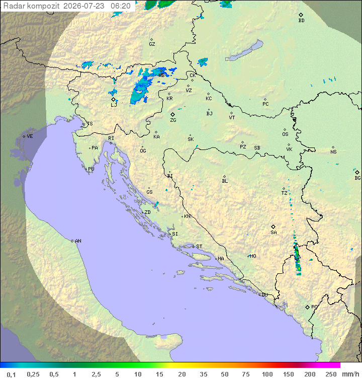 Padavine Hrvaška