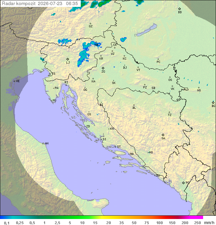 Padavine Hrvaška