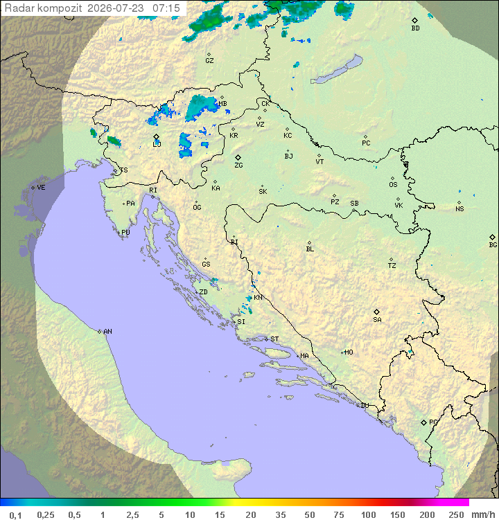 Padavine Hrvaška