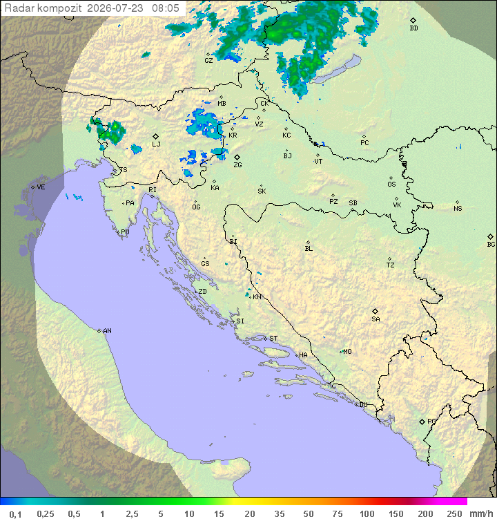 Padavine Hrvaška