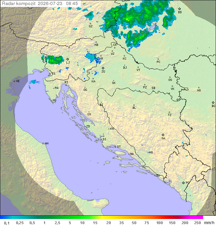 Padavine Hrvaška