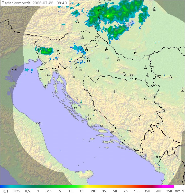 Padavine Hrvaška