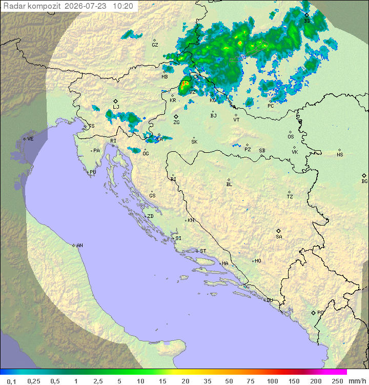 Padavine Hrvaška