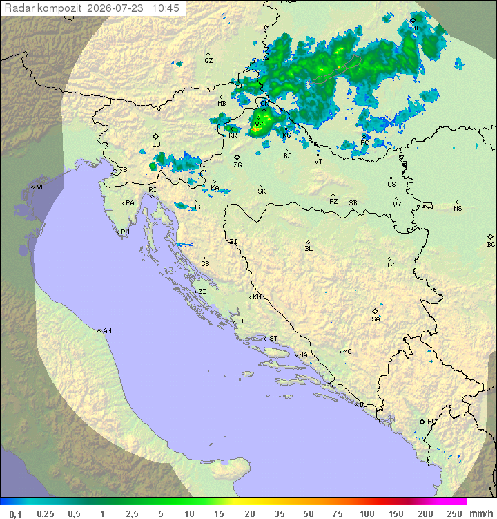 Padavine Hrvaška