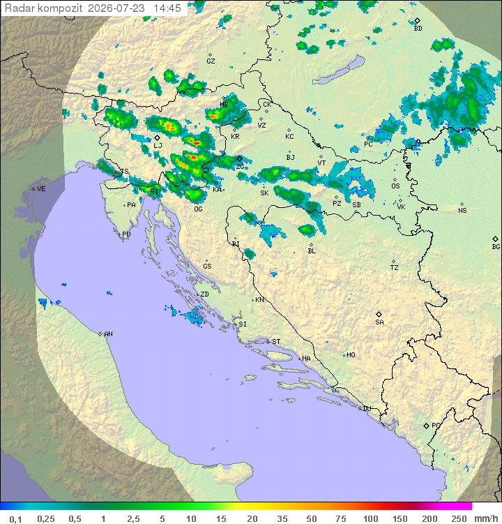 Padavine Hrvaška