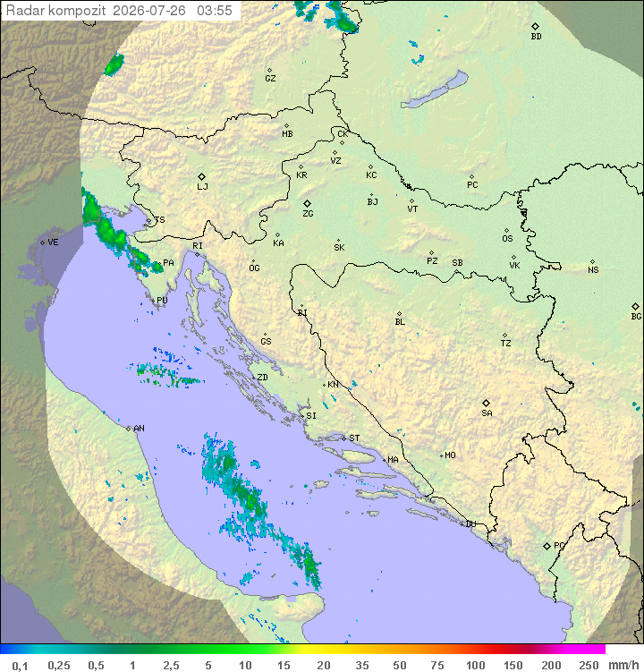 Padavine Hrvaška