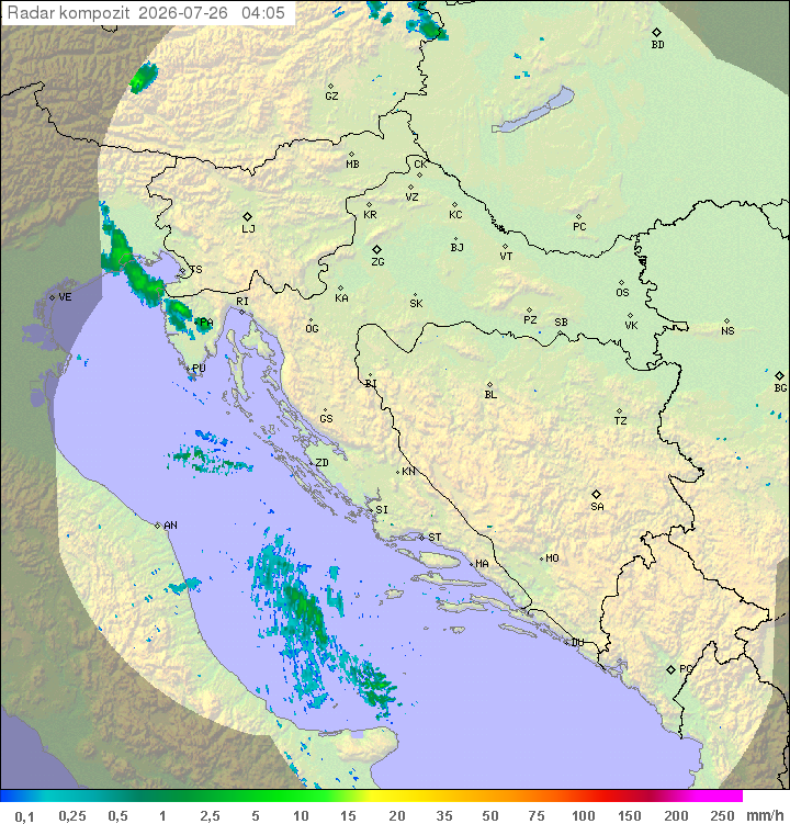 Padavine Hrvaška