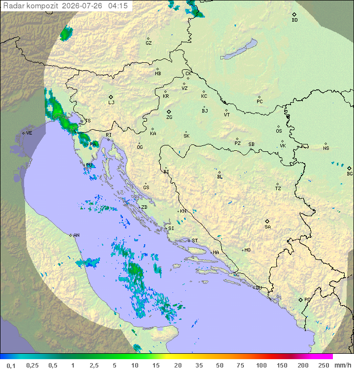 Padavine Hrvaška