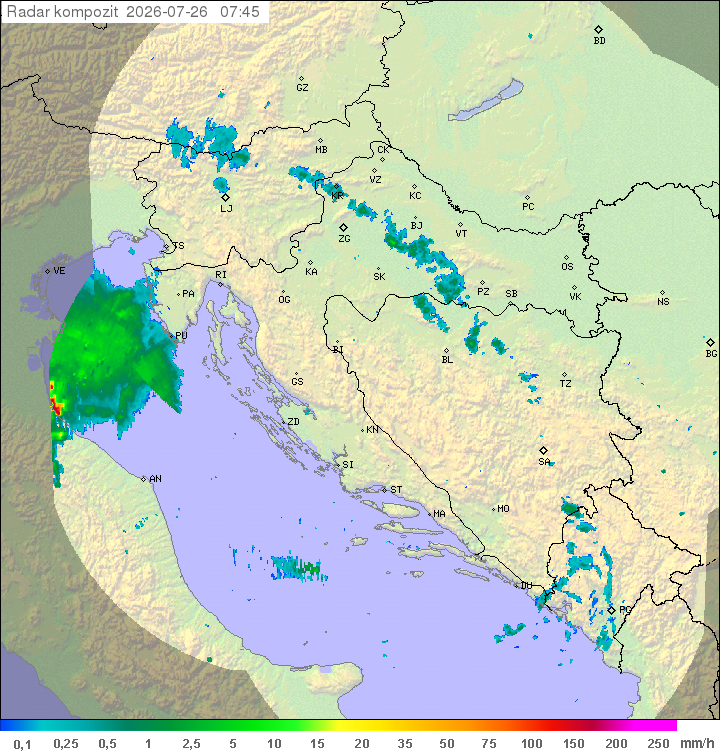 Padavine Hrvaška