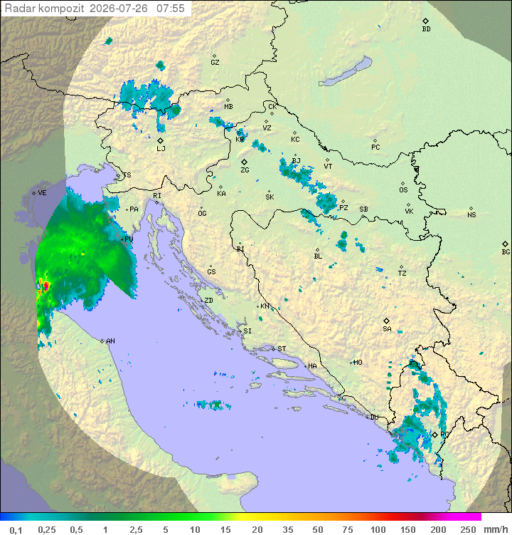 Padavine Hrvaška