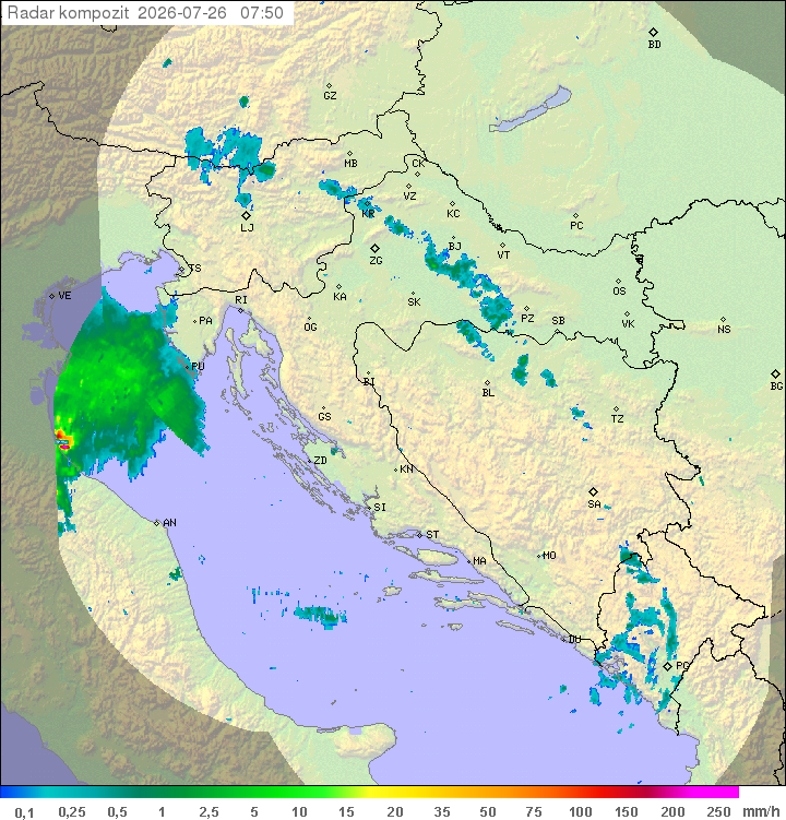 Padavine Hrvaška