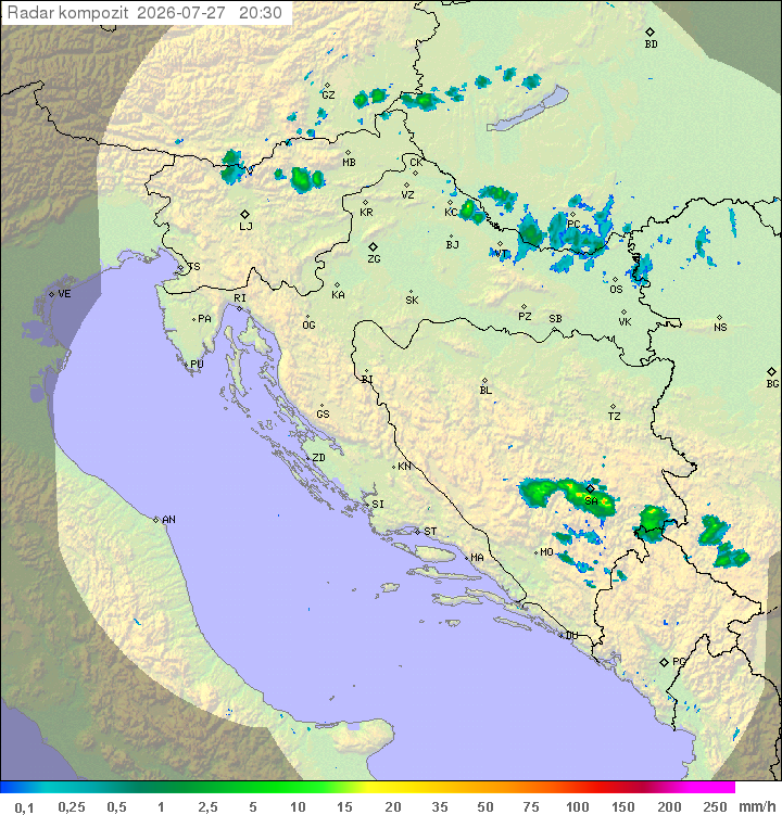 Padavine Hrvaška
