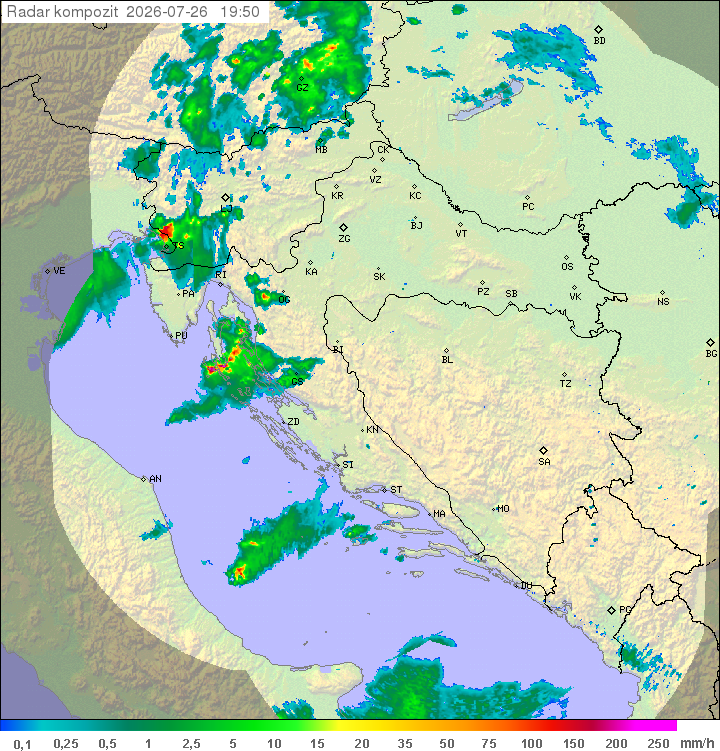 Padavine Hrvaška