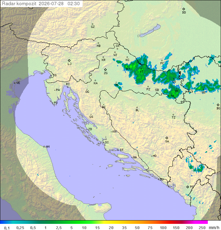 Padavine Hrvaška