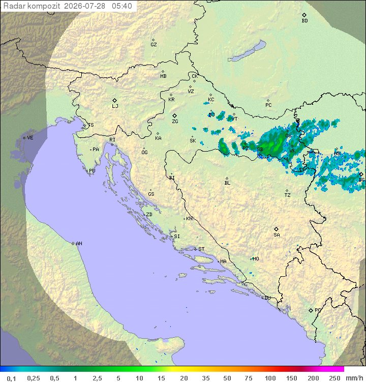 Padavine Hrvaška