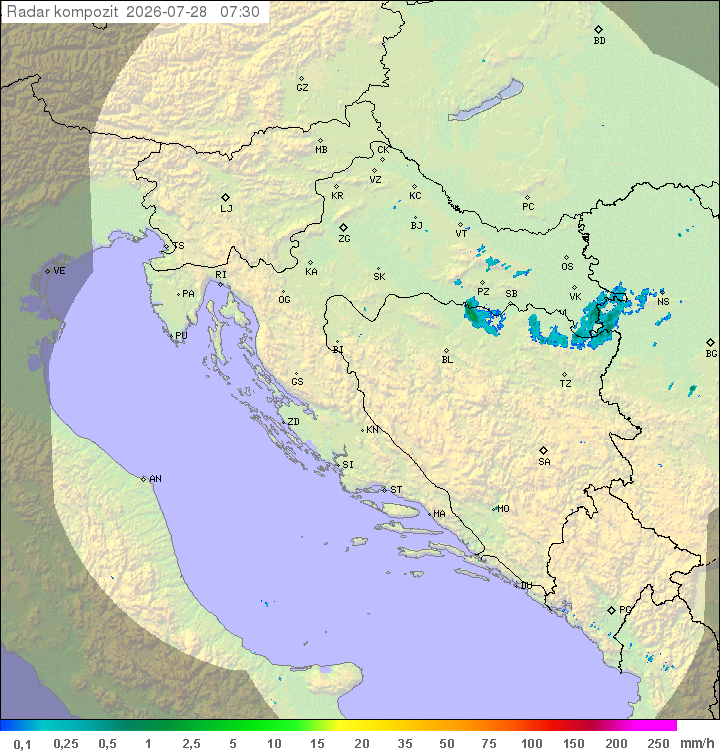 Padavine Hrvaška
