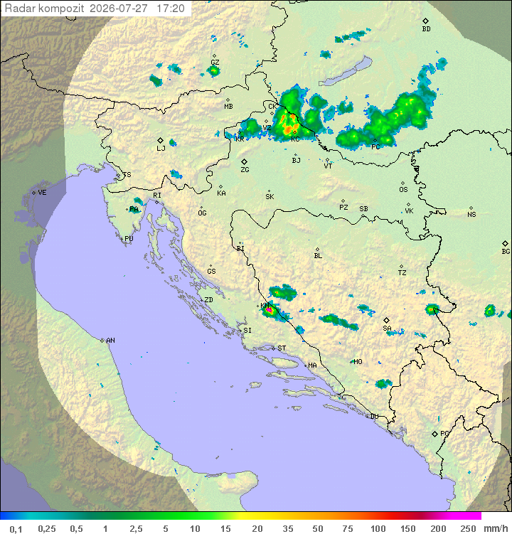 Padavine Hrvaška