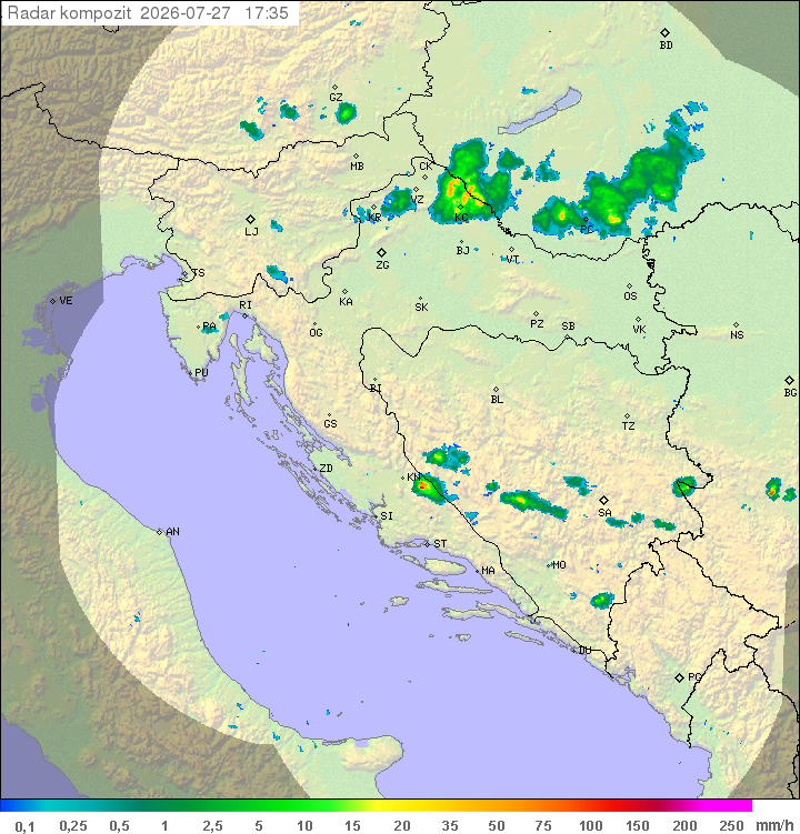Padavine Hrvaška