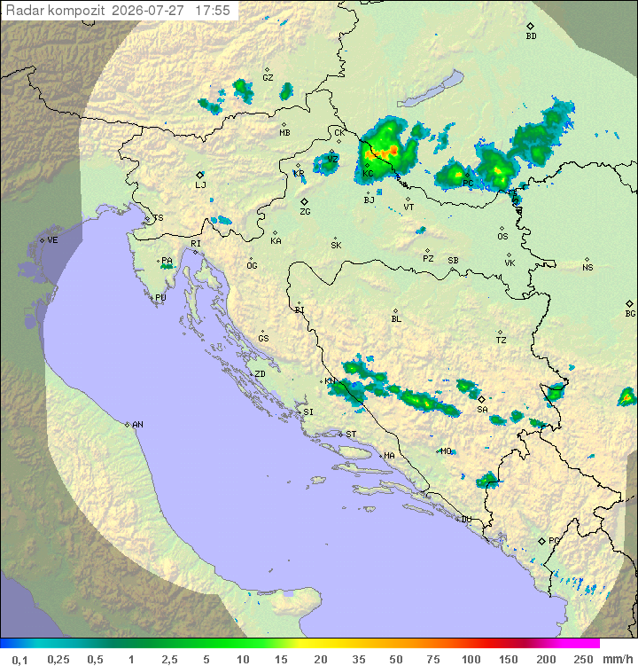 Padavine Hrvaška