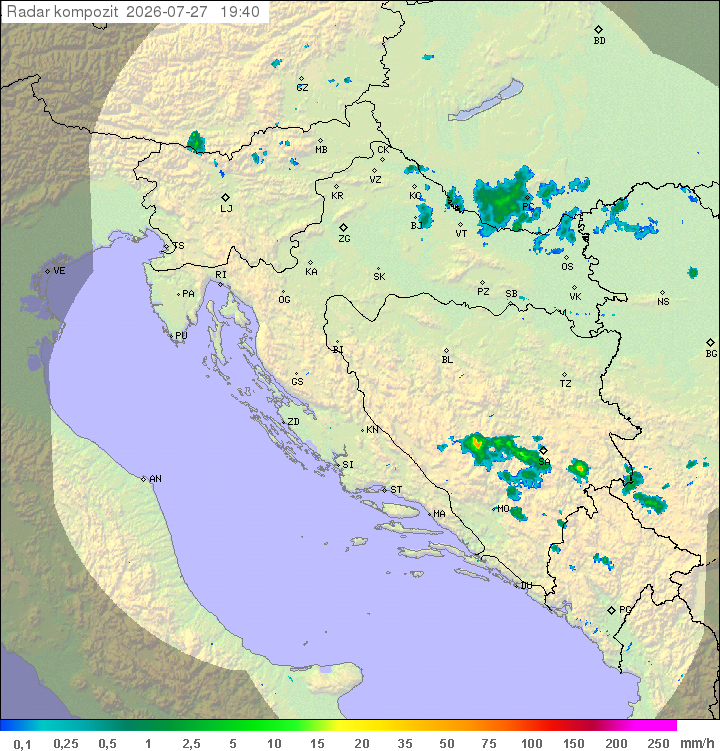 Padavine Hrvaška