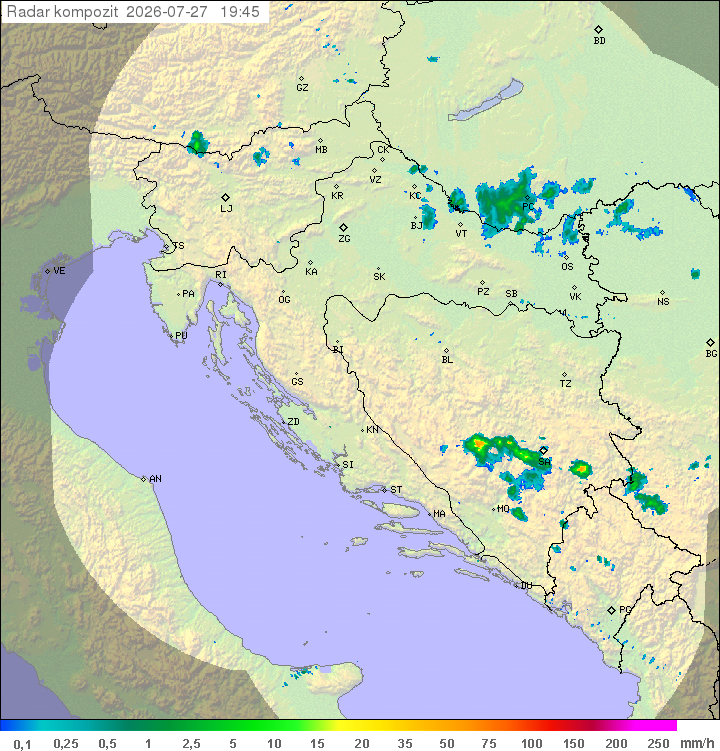 Padavine Hrvaška