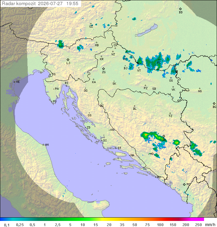 Padavine Hrvaška