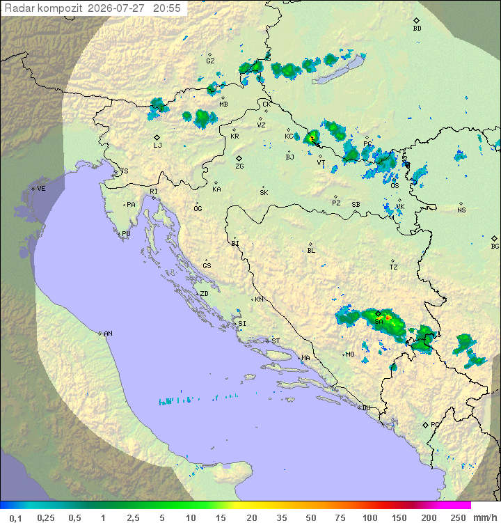 Padavine Hrvaška