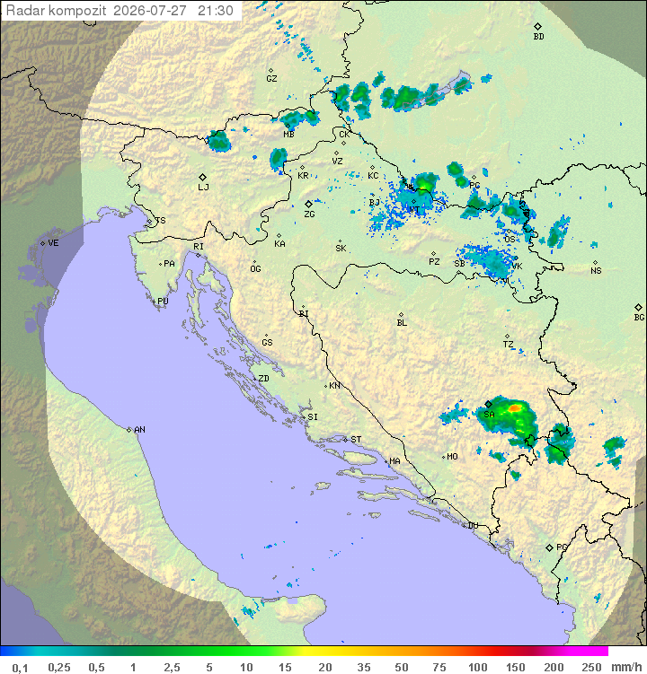 Padavine Hrvaška