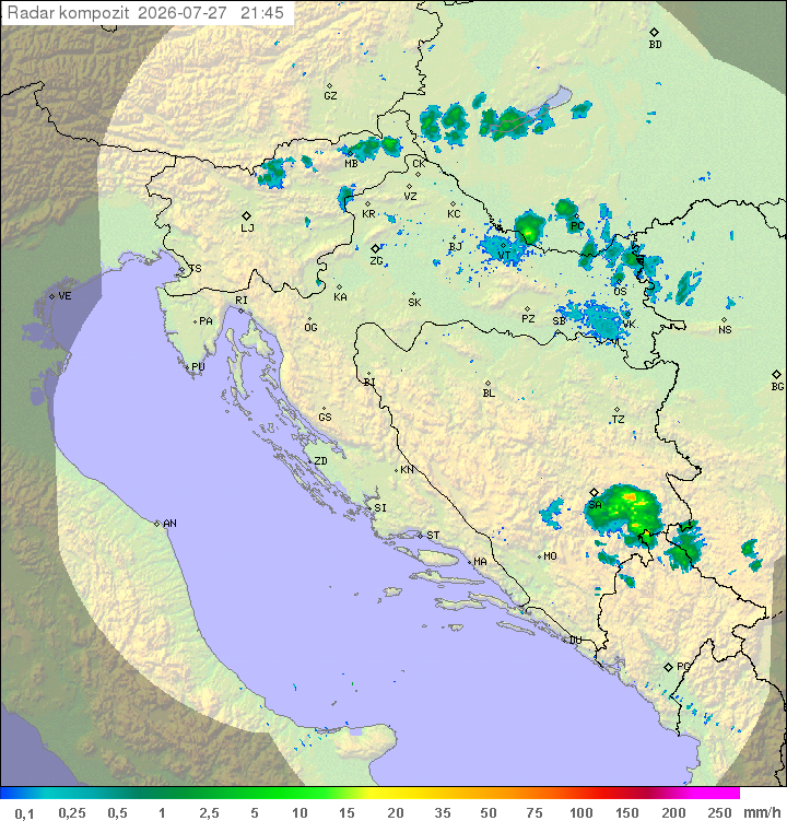 Padavine Hrvaška