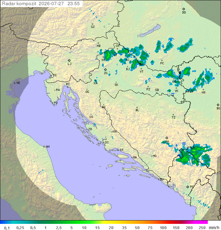 Padavine Hrvaška