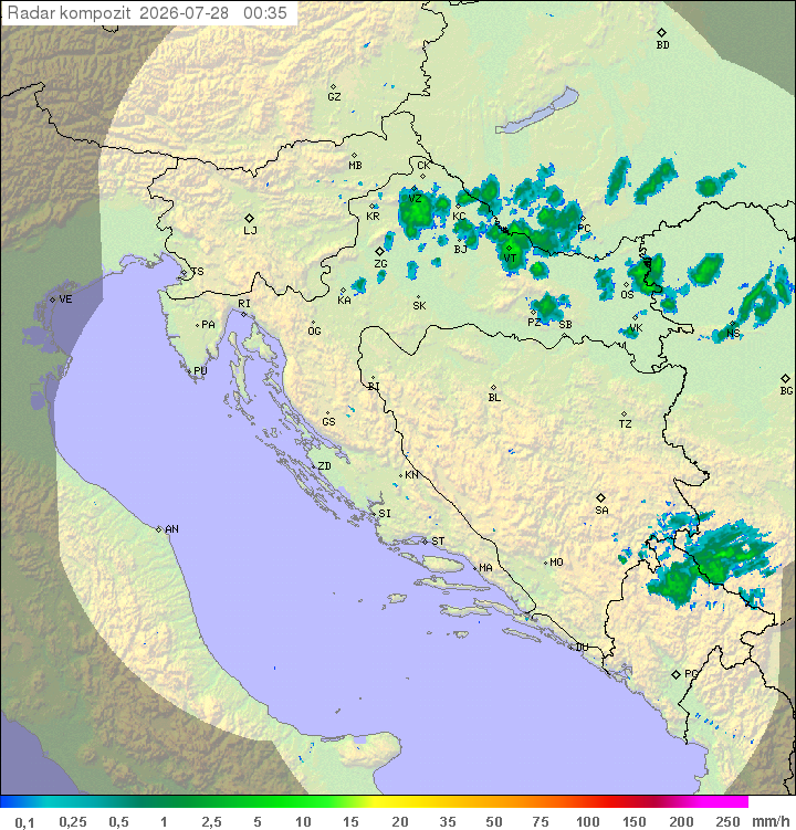 Padavine Hrvaška
