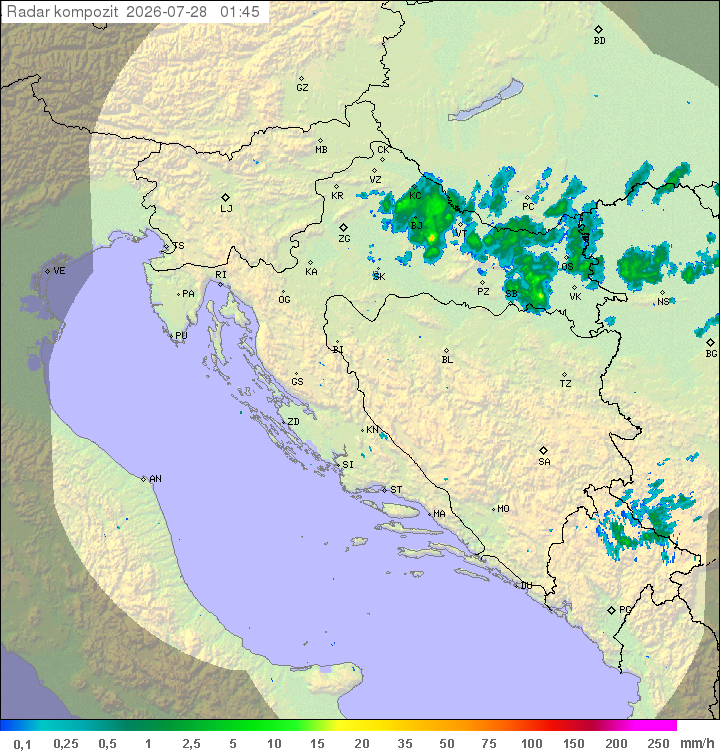 Padavine Hrvaška