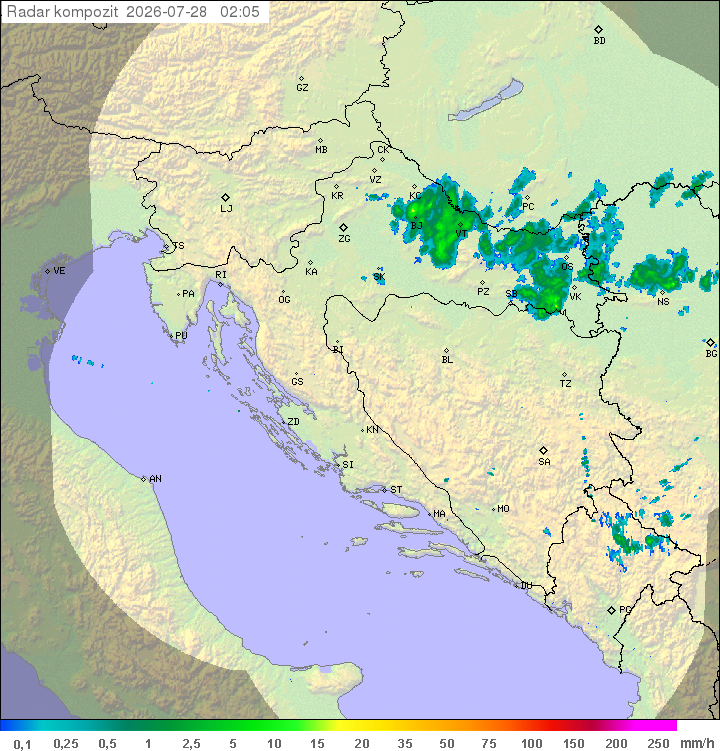 Padavine Hrvaška