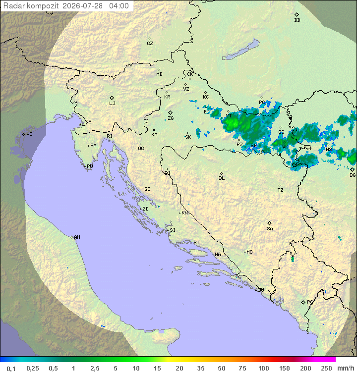 Padavine Hrvaška