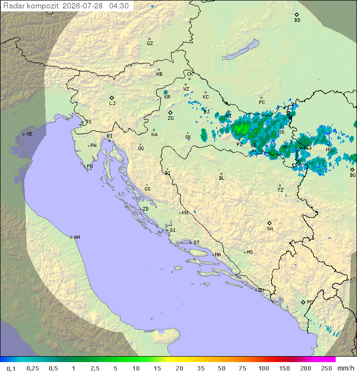 Padavine Hrvaška