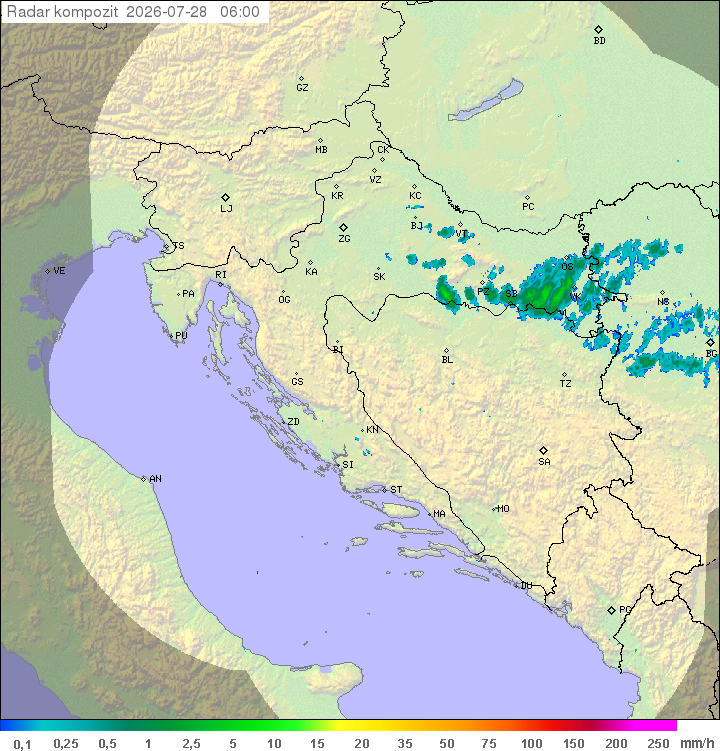 Padavine Hrvaška