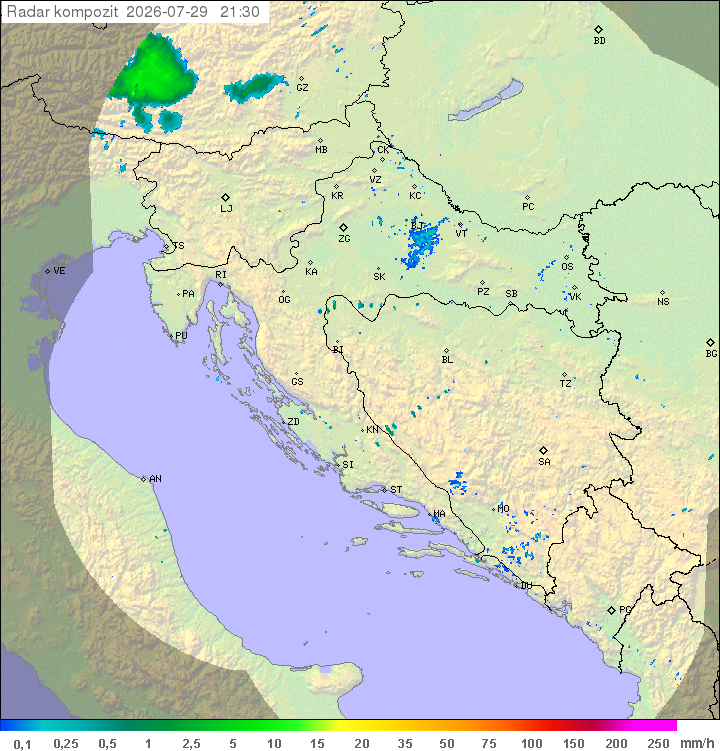 Padavine Hrvaška