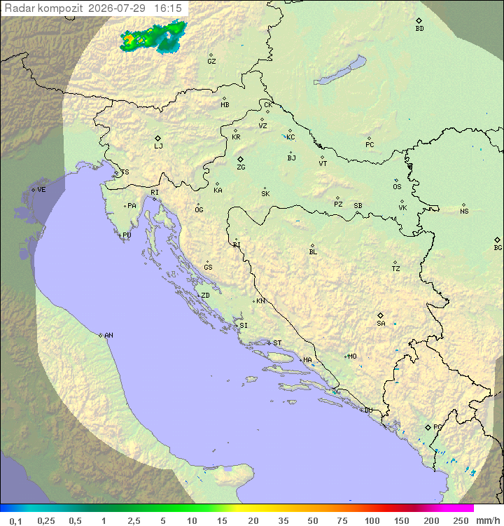 Padavine Hrvaška