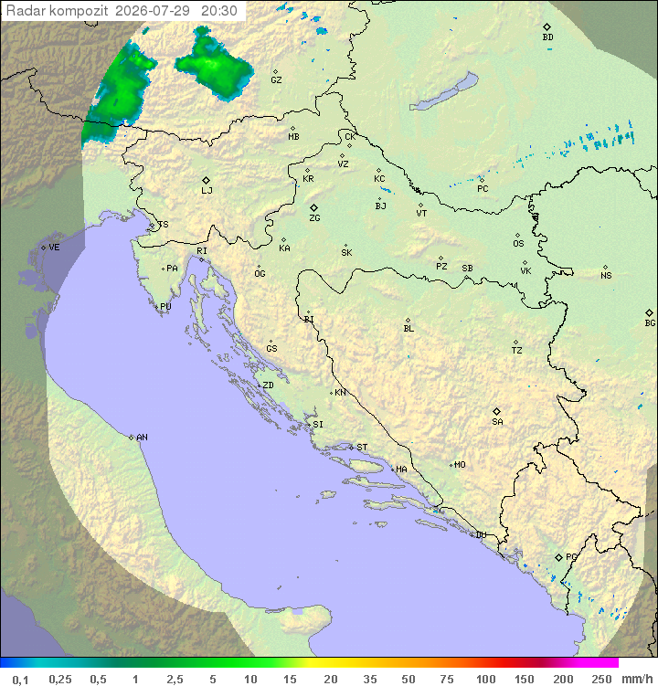 Padavine Hrvaška