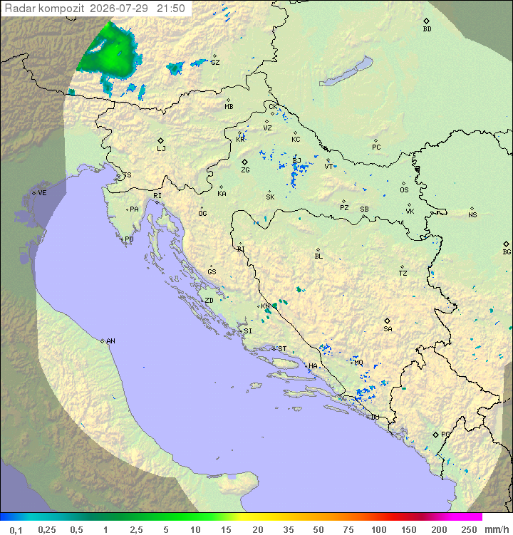Padavine Hrvaška