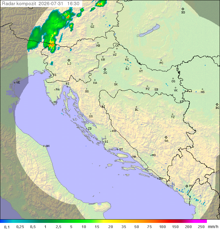 Padavine Hrvaška