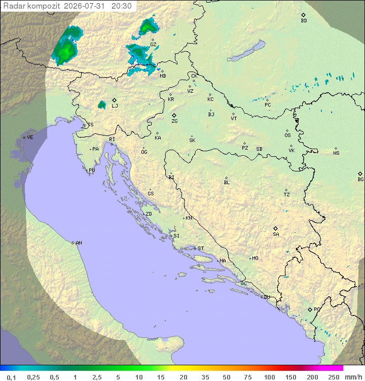 Padavine Hrvaška