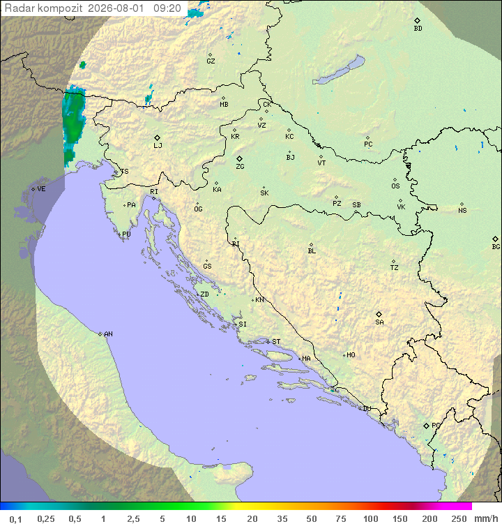 Padavine Hrvaška