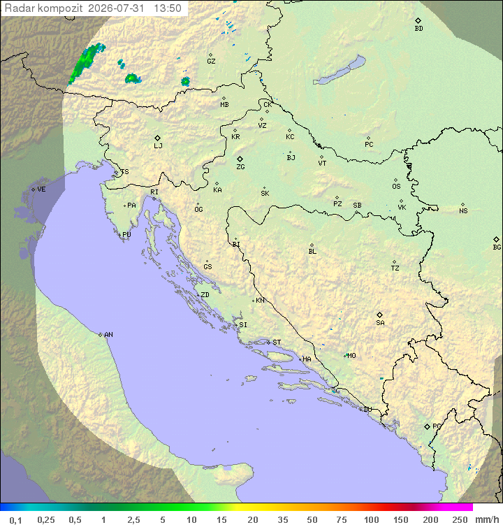 Padavine Hrvaška