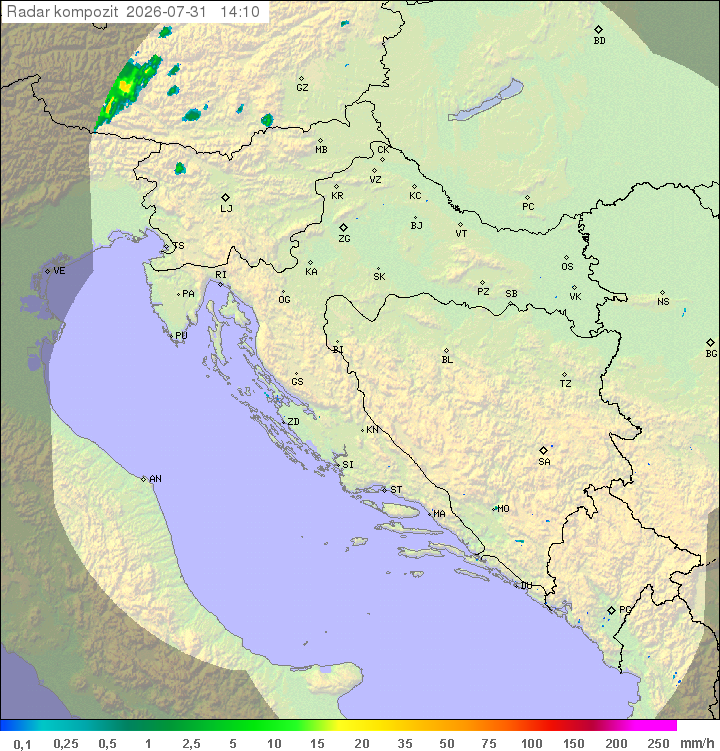 Padavine Hrvaška