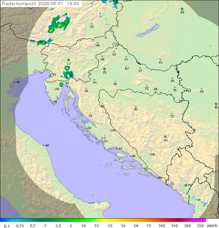 Padavine Hrvaška