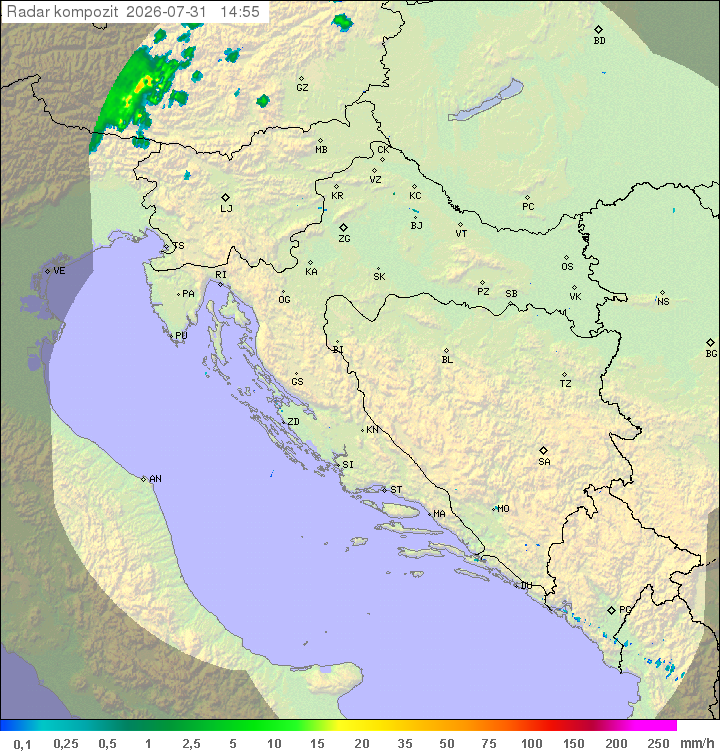Padavine Hrvaška
