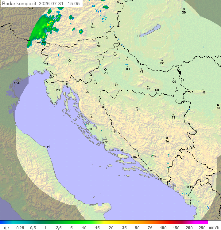 Padavine Hrvaška