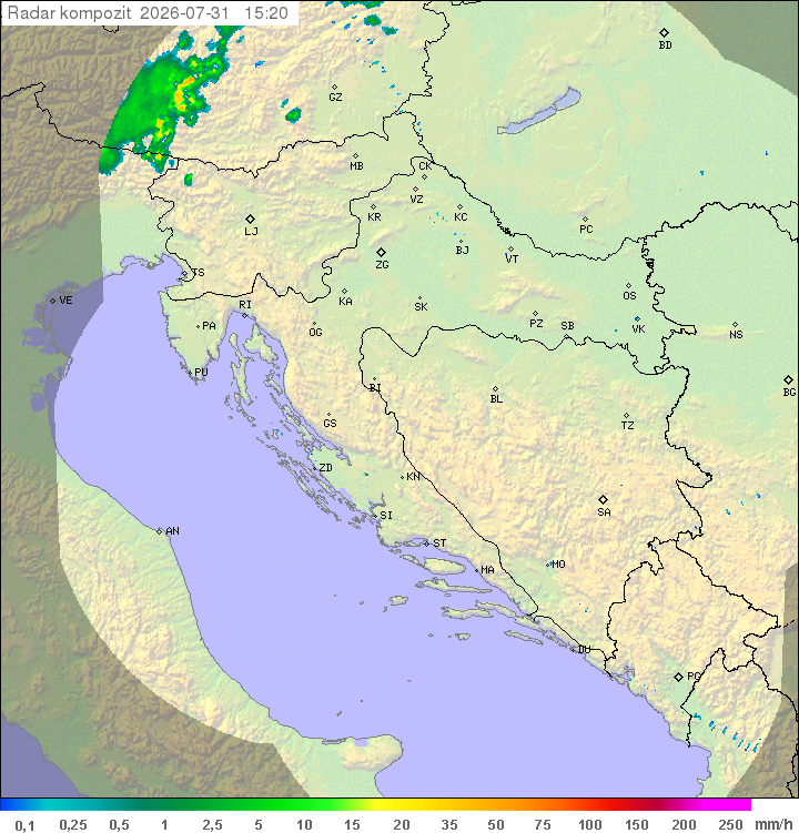 Padavine Hrvaška