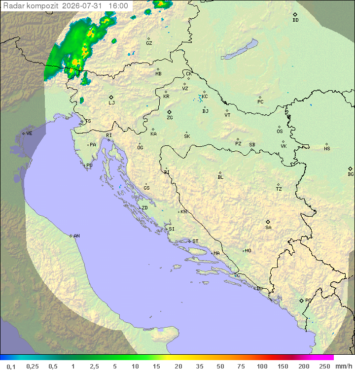 Padavine Hrvaška